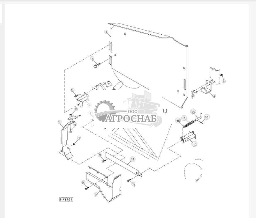 Right Side Front Shield Assembly 